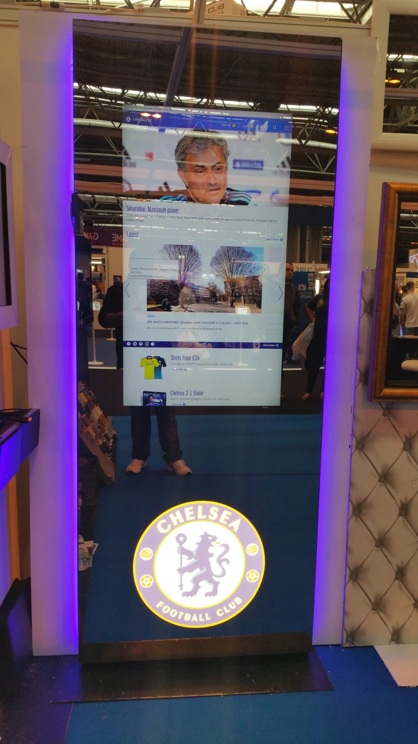 Interactive Mirror Touchscreen Digital Signage Mirror TV