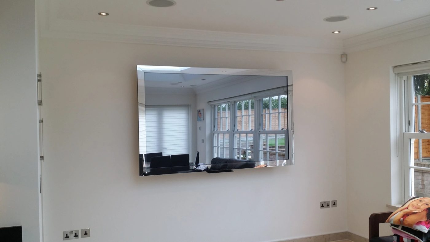 65" Contemporary Mirror-Faced Mirror TV